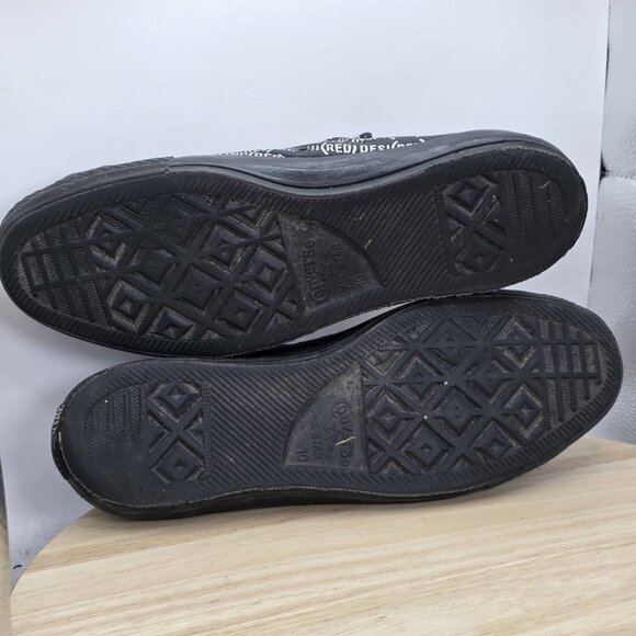 Converse All Star Product (Red) Black Sneakers Slip On Men’s 10 - Picture 7 of 10